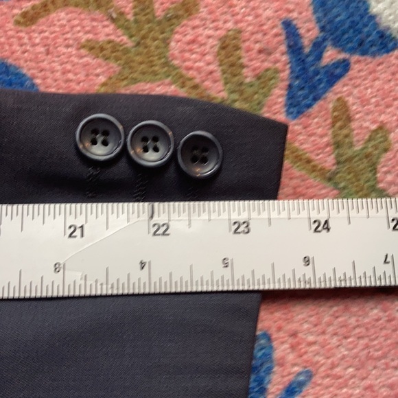 Loriano 3 Button Suoer 120’s Wool Blazer 46R - Picture 15 of 16